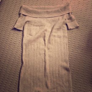Dress in beige
